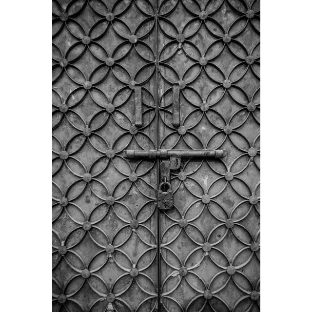 Set of 6 - Black and White Gallery Wall of Photographs Installation 'Antique Locks'. Measurements of each photograph...