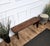Antique Italian Minimal Rustic Wooden Bench, 1890s For Sale - Image 6 of 9