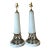 Vintage Regency Alabaster Lamps - A Pair For Sale