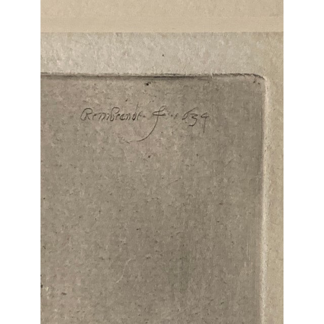 Dutch School Rembrandt Christ and the Woman of Samaria Among Ruins" (Also Called "Christ and the Samaritan Woman at the Well.) Signed and Dated 1634 Original Works For Sale - Image 4 of 12