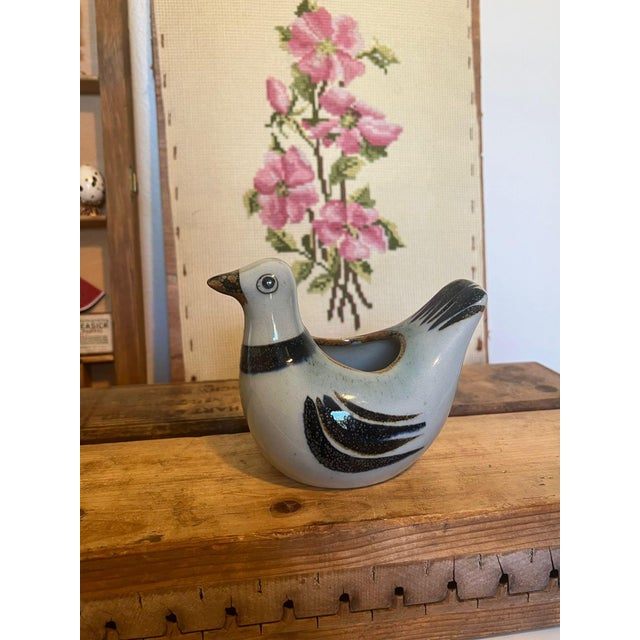 Mid-Century Modern 1970s Vintage Pottery Bird Ken Edwards Style For Sale - Image 3 of 7