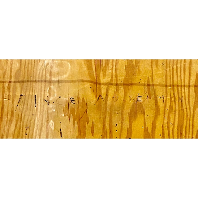 Light Yellow Antique Parcheesi Folk Art Game Board For Sale - Image 8 of 8