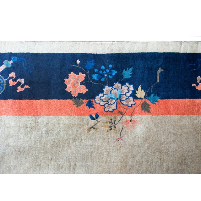 Early 20th Century Early 20th Century Chinese Feti Rug For Sale - Image 5 of 14
