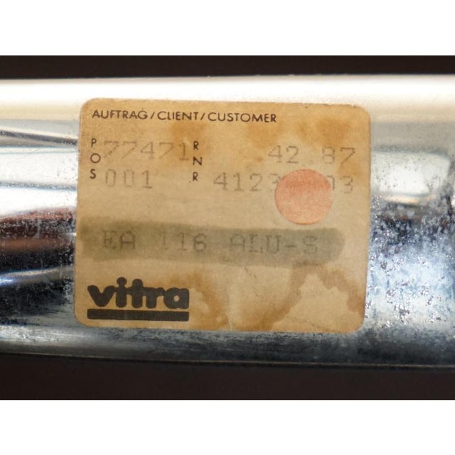 Brown EA 108 Swivel Desk Chair by Charles and Ray Eames For Sale - Image 3 of 17