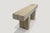 Andrianna Shamaris St. Barts Teak Wood Log Console For Sale - Image 4 of 5