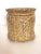 Rustic Mid 20th Century McCoy Burlap Sack Form Ceramic Planter Jardiniere Model 1629 For Sale - Image 3 of 11