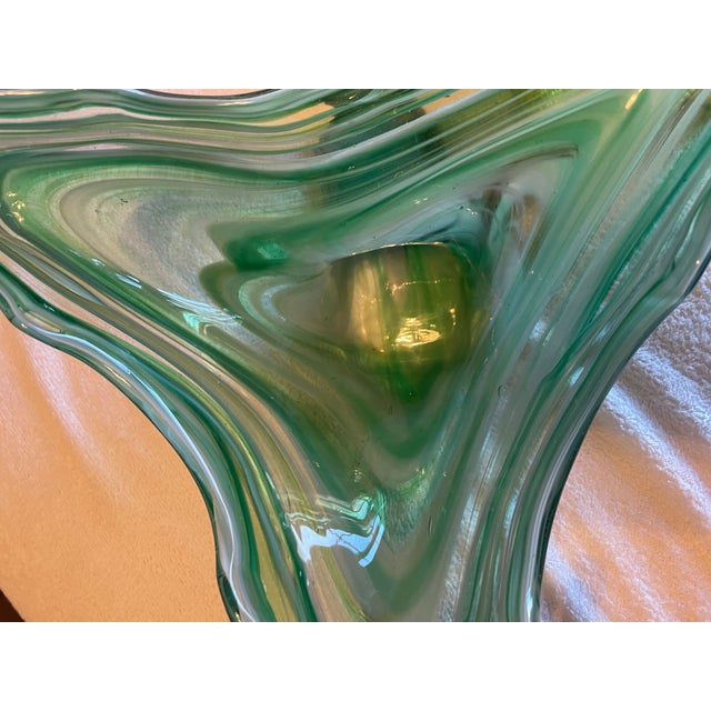 Glass Vintage Mid-Century Murano Glass Swan-Shaped Centerpiece For Sale - Image 7 of 7