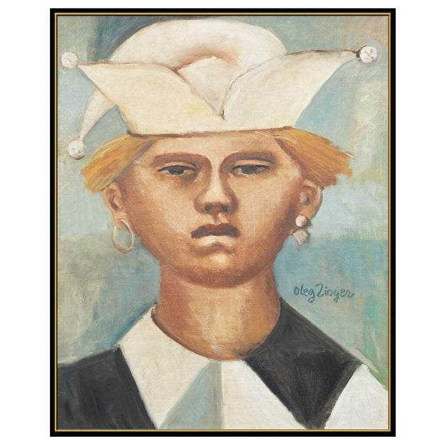 Figurative Mid 20th Century Harlequin, Oleg Zinger For Sale - Image 3 of 5