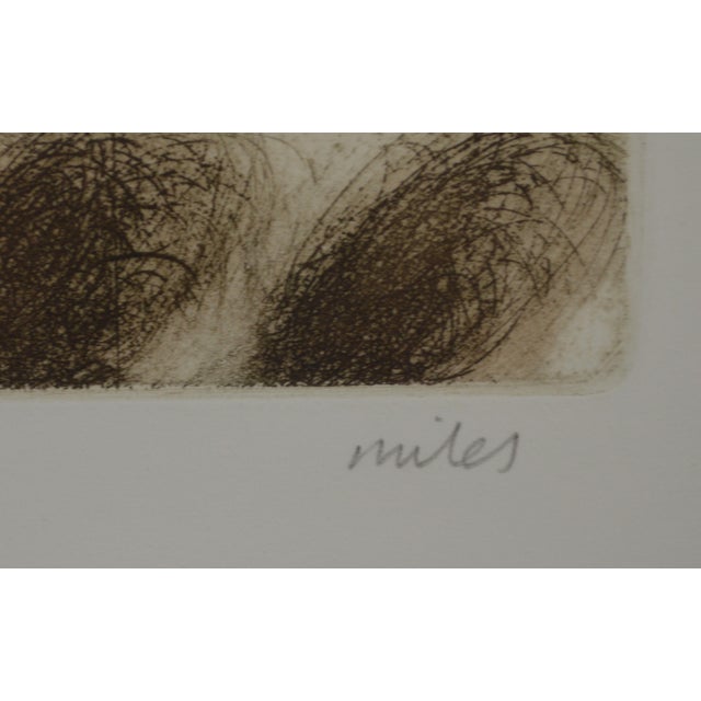 Gordon Miles (Uk B. 1947) Original Etching W Aquatint Signed For Sale - Image 4 of 5