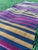 1960s Vintage Turkish Kilim Runner, Stripe Pattern Flatweave Rug Handmade Rug For Sale - Image 5 of 6
