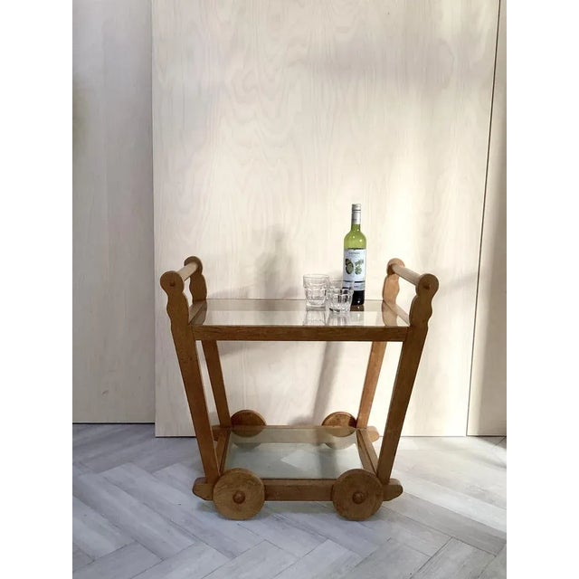 Dutch Oak Trolley, 1950s For Sale - Image 6 of 7