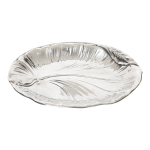 International Sterling Silver H251 Repousse Lily Serving Tray