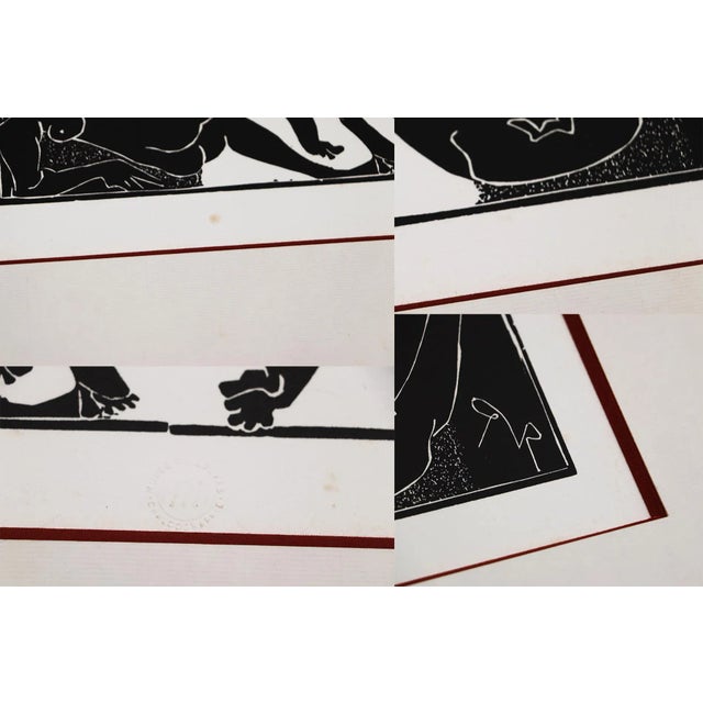 Femmes Du Soleil (Women of the Sun) Engraved by Raymond Veysset (1913-1967), Louvre Chalcography, French For Sale - Image 9 of 12
