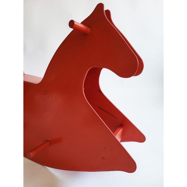 1960s Mid-Century Modern Sculptural Swiss Rocking Horse, 1960s For Sale - Image 5 of 8