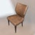 Brown Beige Leather Bedroom Armchairs, Set of 2 For Sale - Image 8 of 8