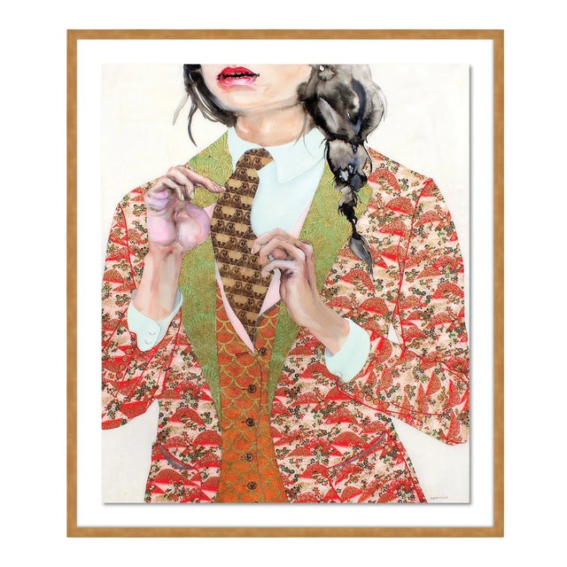 Spot Check by Lisa Krannichfeld, Art Print in Gold Frame, Small For Sale