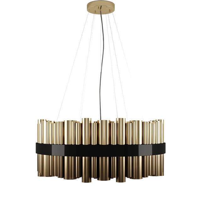Granville Round Suspension Lamp by Creativemary For Sale
