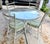 Lee L. Woodard and Sons Iron Dining Set For Sale - Image 12 of 13