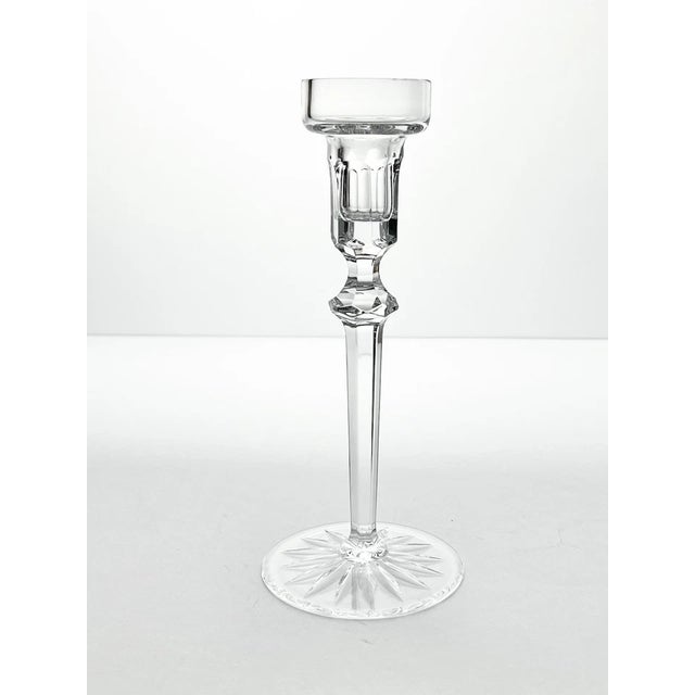 Rogaska “Richmond” Pair of Crystal Taper Candlestick Holders 7 7/8” Signed Excellent condition. No chips, cracks, or...