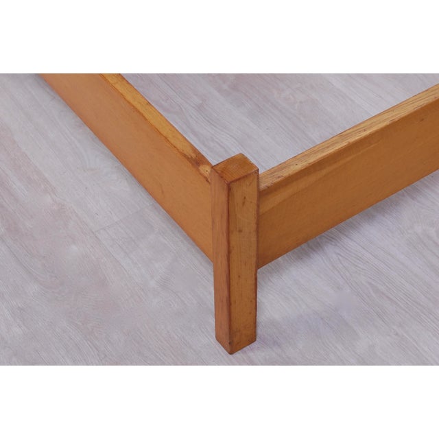 Set of Vintage Modern Wood Bed Frame, 1960s For Sale - Image 9 of 13