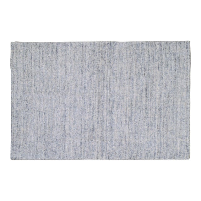 Indian Modern Hand Knotted Wool Rug, 9'x12' For Sale