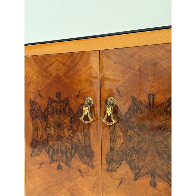 Art Deco Style Sideboard in Walnut Burl, 1940s For Sale - Image 12 of 18