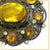 Arts & Crafts 1930s Goldenrod and Peridot Color Large Brooch For Sale - Image 3 of 5