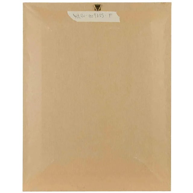 Sirio Pellegrini, Portrait, Painting, 1960s, Oil on Board, Framed For Sale - Image 4 of 5