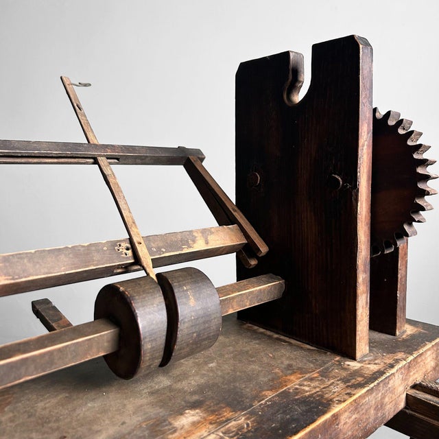Wood Meiji Era Itomaki Spinning Wheel, Japan, 1890s For Sale - Image 7 of 12