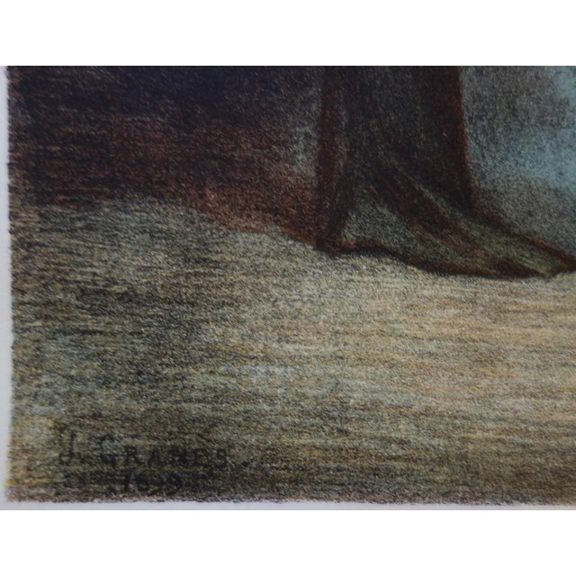 Jeanne Granès, The Grandmother, 1897, Lithograph For Sale - Image 4 of 6