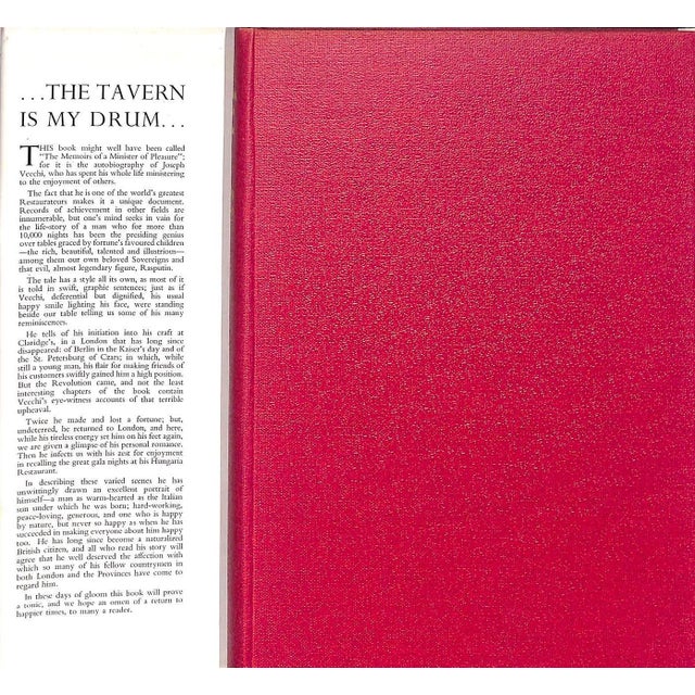 Traditional "The Tavern Is My Drum" 1948 Vecchi, Joseph (Inscribed) For Sale - Image 3 of 7