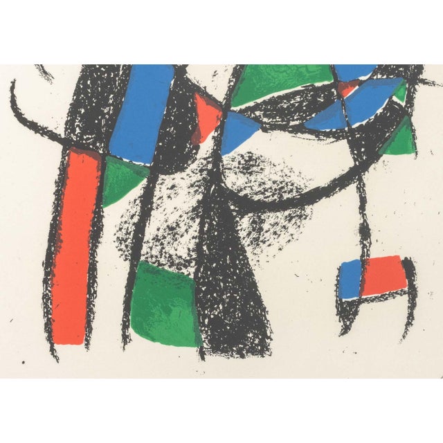 1970s Joan Miro "Lithograph I" Lithograph, 1975 For Sale - Image 5 of 9