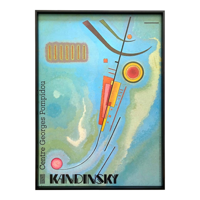人気特価をすべて Lithograph 1981 Vintage Kandinsky Wasily Print Paris Framed アート写真