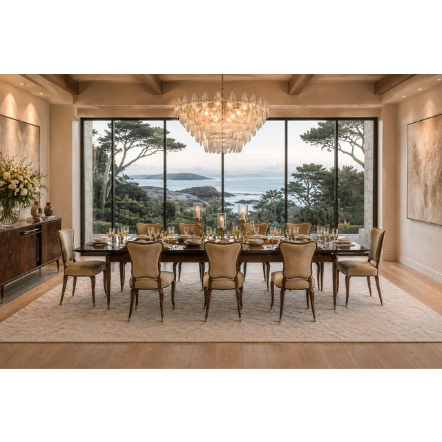 Brazilian Modern Set of Eight Dining Chairs by Pisciotta E Filhos in Rosewood & Mohair, Brazil, 1950s For Sale - Image 12 of 18