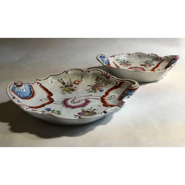 Porcelain Bowls with Pink Tulip Decor by Richard Ginori, Italy, 1750s, Set of 2 For Sale - Image 14 of 18