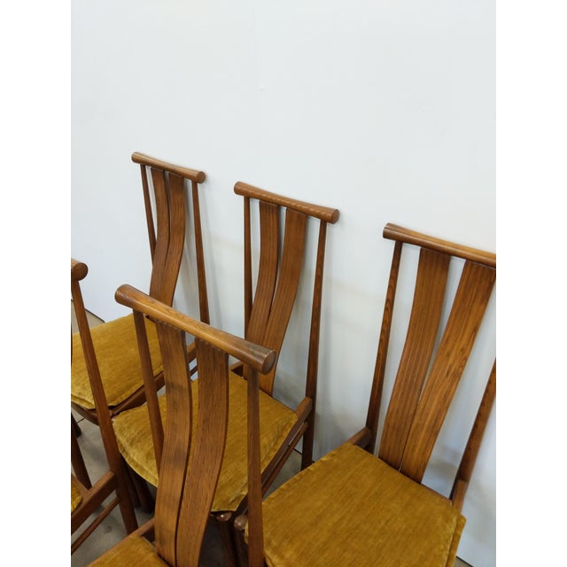 Set of 6 Vintage Mid Century Modern Dining Chairs by Ercol For Sale - Image 9 of 9