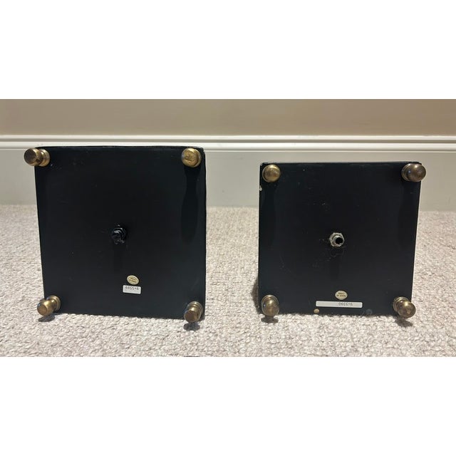 Chinoiserie Black and Gold Obelisks - Pair For Sale In Greensboro - Image 6 of 6