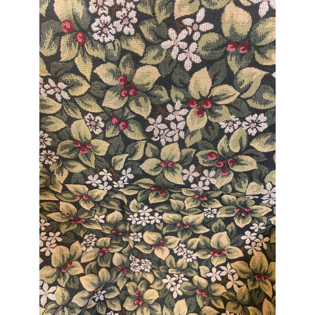 Brunschwig & Fils Floral Tapestry in Greens Fabric For Sale