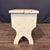 Cream Antique Primitive Shoe Shine Bench for Cobbler With Cast Iron Foot Rest For Sale - Image 8 of 9