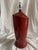 Asymmetrical postmodern ceramic table lamp in a rich oxblood with black speckle colorway. Features an Hb maker’s mark....