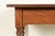 Brown Stickley Brothers Antique Mission Oak Arts & Crafts Writing Desk or Library Table, Newly Refinished For Sale - Image 8 of 15