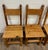 Rustic Vintage Mexican Primitive Rustic Style Pine Dining Chairs - Set of 4 For Sale - Image 3 of 12