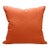 The House of Scalamandré Vallauris Velvet Pillow, Terracotta For Sale