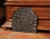 Metal 19th Century French Cast Iron Fireback With Crowned Coat of Arms For Sale - Image 7 of 7