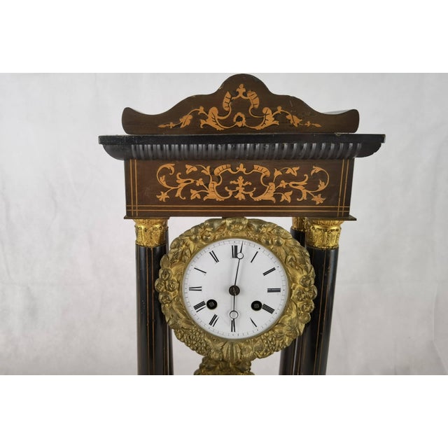 Mid 19th Century Antique French Pendulum Clock, 1845 For Sale - Image 5 of 18