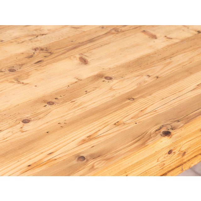 Vintage Pine Farmhouse Table, Usa 1960s For Sale - Image 16 of 18