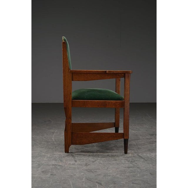 Amsterdam School Desk Chair, 1920s For Sale - Image 11 of 15