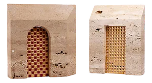 Ognidove Containers by Gumdesign for La Casa Di Pietra, Set of 2