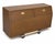 1970s Henredon Campaign-Style Queen Headboard With Built-in Storage – Oak & Brass– Mid-Century Modern For Sale - Image 5 of 12