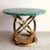 Contemporary Stunning Tessellated Malachite Round Dining Table With Brass Base, Made in Italy For Sale - Image 3 of 15